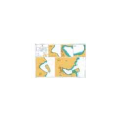 British Admiralty Nautical Chart 1864 Harbours and Anchorages in Arran and Kintyre