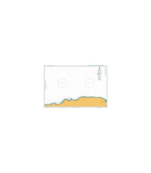 British Admiralty Nautical Chart 1910 Cherchell to Bejaia