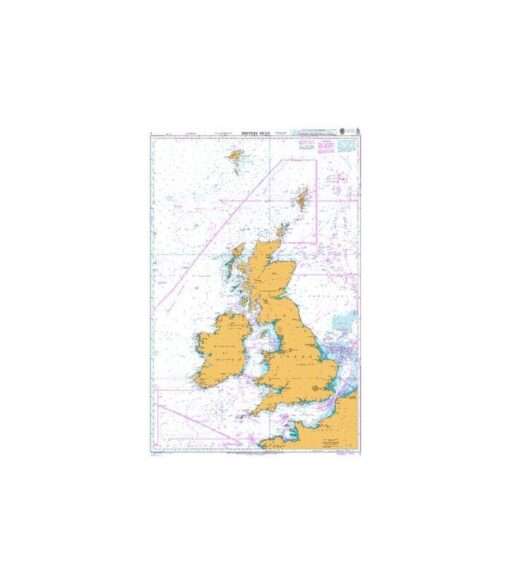 British Admiralty Nautical Chart 2: British Isles