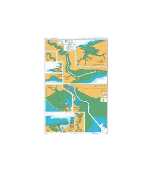 British Admiralty Nautical Chart 2021 Harbours and Anchorages in the West Solent Area
