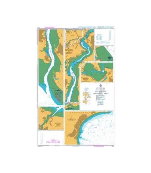British Admiralty Nautical Chart 2022 Harbours and Anchorages in the East Solent Area