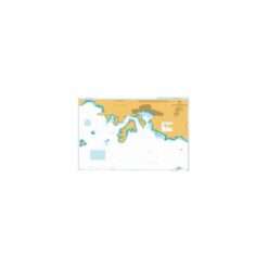 British Admiralty Nautical Chart 2183 Saint Thomas Harbor