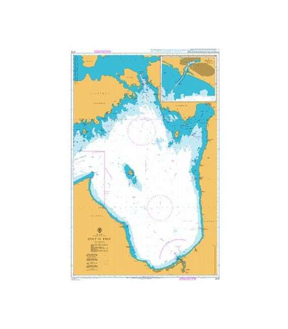 British Admiralty Nautical Chart 2215 Gulf of Riga