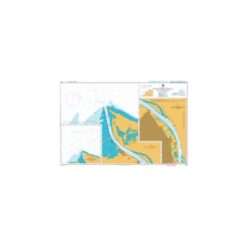 British Admiralty Nautical Chart 2261 Puerto Barranquilla and Approaches