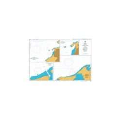 British Admiralty Nautical Chart 2267 Ports on the North Coast of Colombia