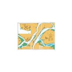 British Admiralty Nautical Chart 2410 Min Jiang – Jinpai Men to Mawei
