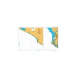 British Admiralty Nautical Chart 2478 Approaches to Monrovia