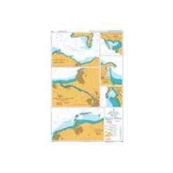 British Admiralty Nautical Chart 2494 Plans on the North Coast of Ireland