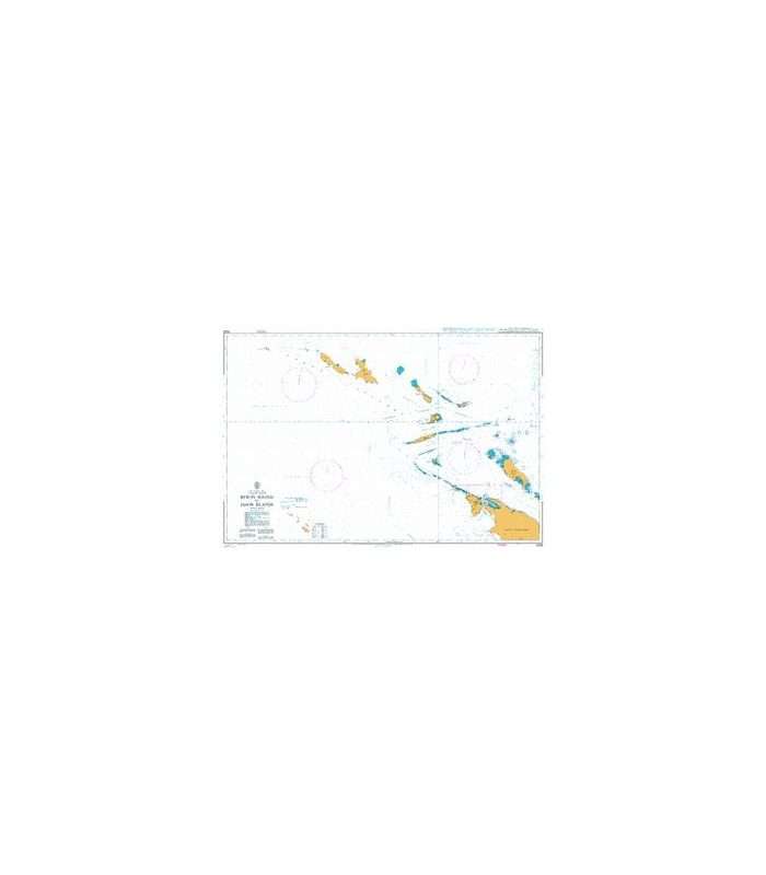 British Admiralty Nautical Chart 2526 Byron Sound to Jason Islands