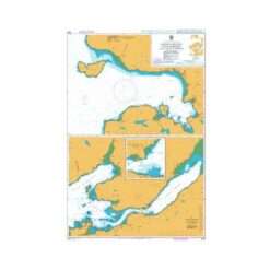 British Admiralty Nautical Chart 2528 Loch Gairloch, Loch Kishorn and Loch Carron