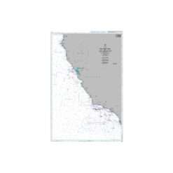 British Admiralty Nautical Chart 2530 San Diego Bay to Cape Mendocino