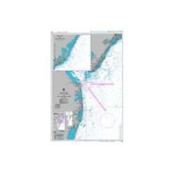 British Admiralty Nautical Chart 2563 Approaches to Delaware River