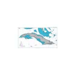 British Admiralty Nautical Chart 2579 Cuba