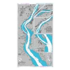 British Admiralty Nautical Chart 2603 Delaware River Delaware Point to Little Tinicum Island