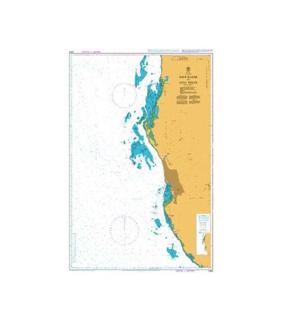 British Admiralty Nautical Chart 2659 Shi`b Nazar to Qita` Kidan