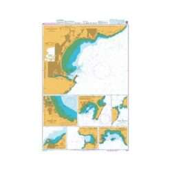 British Admiralty Nautical Chart 2696 Plans in the Isle of Man