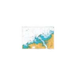 British Admiralty Nautical Chart 2700 Approaches to Saint-Malo