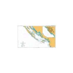 British Admiralty Nautical Chart 2711 Rogoznica to Zadar