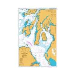 British Admiralty Nautical Chart 2724 North Channel to the Firth of Lorn