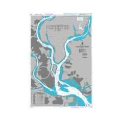 British Admiralty Nautical Chart 2809 Charleston Harbor