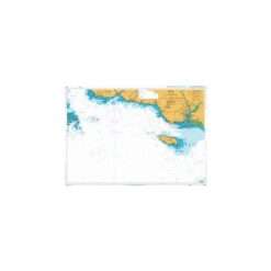 British Admiralty Nautical Chart 2821 Ile de Penfret to Plateau des Birvideaux