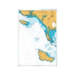 British Admiralty Nautical Chart 2822 Ile de Groix to Belle-Ile