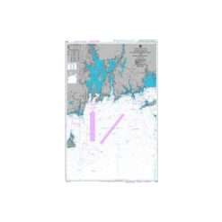 British Admiralty Nautical Chart 2890 Approaches to Narragansett Bay and Buzzards Bay