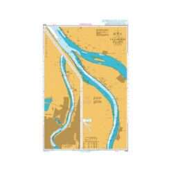 British Admiralty Nautical Chart 3069 La Garonne Bec d’Ambes to Bordeaux