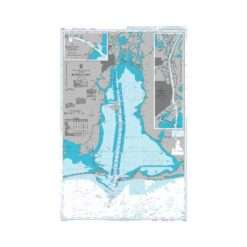 British Admiralty Nautical Chart 3150 Mobile Bay