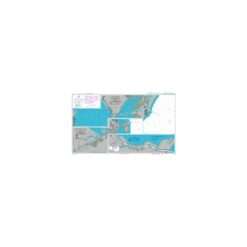 British Admiralty Nautical Chart 3184 Corpus Christi and Brownsville