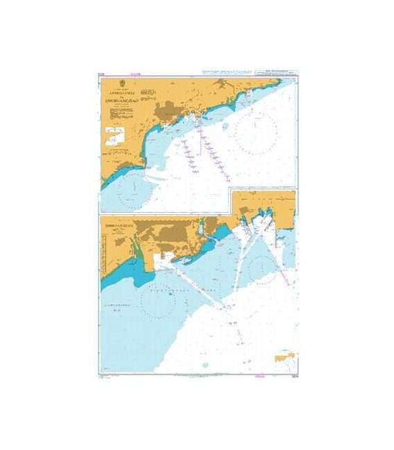 British Admiralty Nautical Chart 3378 Approaches to Qinhuangdao