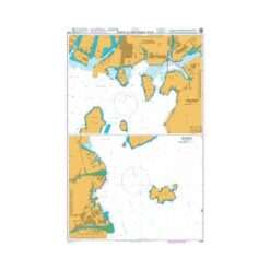 British Admiralty Nautical Chart 3469 Ports in Hiroshima Wan