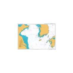 British Admiralty Nautical Chart 3480 Yellow Sea and Korea Strait