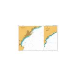 British Admiralty Nautical Chart 351 Ports in the Gulf of Genoa