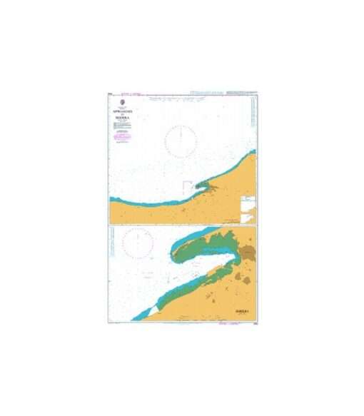 British Admiralty Nautical Chart 3530 Approaches to Berbera