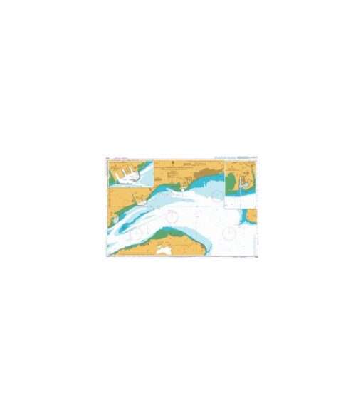 British Admiralty Nautical Chart 3599 Bandar-e Shahid Bahonar and Bandar-e Shahid Raja'i with Approaches