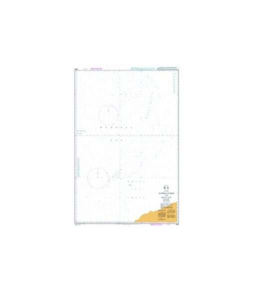 British Admiralty Nautical Chart 3629 Approaches to Halley Base