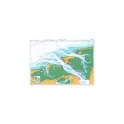 British Admiralty Nautical Chart 3631 Entrance to the Ems