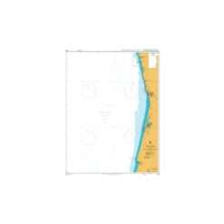 British Admiralty Nautical Chart 3634 Montedor to Cabo Mondego