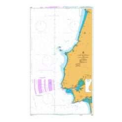 British Admiralty Nautical Chart 3635 Cabo Mondego to Cabo Espichel