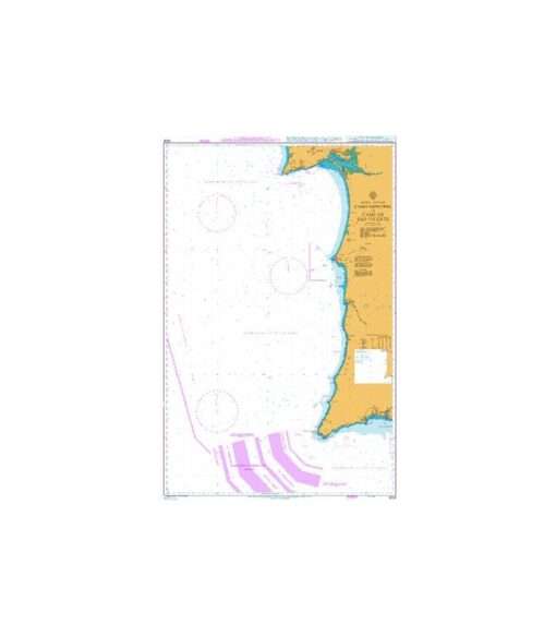 British Admiralty Nautical Chart 3636 Cabo Espichel to Cabo de Sao Vicente
