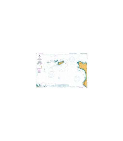 British Admiralty Nautical Chart 3653 Guernsey to Alderney and Adjacent Coast of France