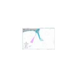 British Admiralty Nautical Chart 3687 Outer Approaches to Cape Fear River including Frying Pan Shoals