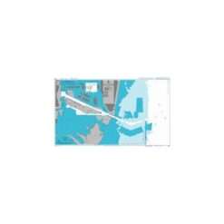 British Admiralty Nautical Chart 3698 Miami Harbor