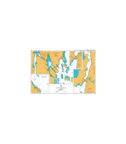 British Admiralty Nautical Chart 3717 Ports in Oslofjorden