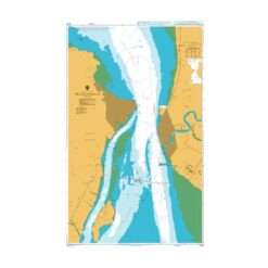 British Admiralty Nautical Chart 3732 Pelabuhan Pulau Pinang