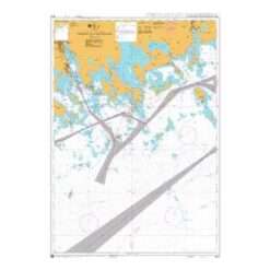 British Admiralty Nautical Chart 3814 Tiiskeri to Kaunissaari
