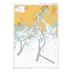 British Admiralty Nautical Chart 3817 Approaches to Porvoo