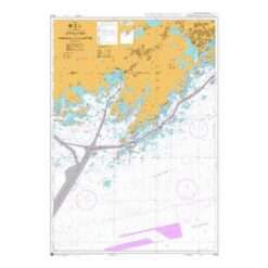 British Admiralty Nautical Chart 3819 Approaches to Porkkala and Kantvik