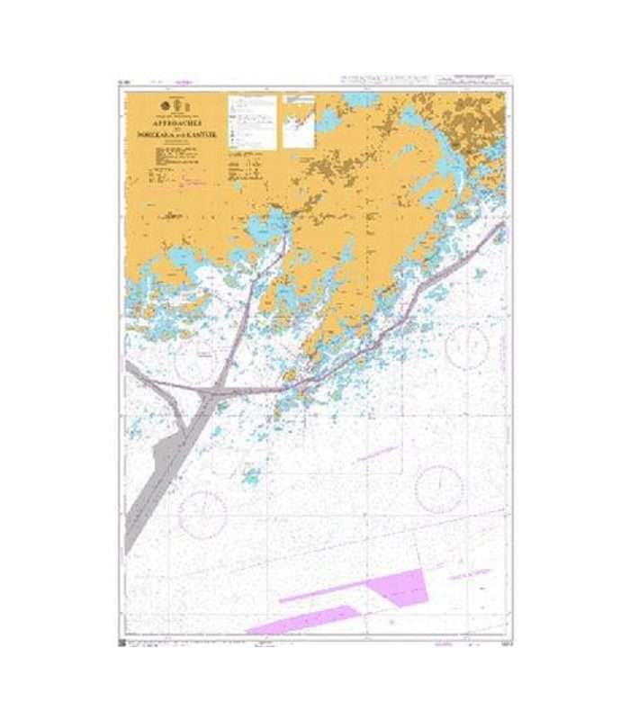 British Admiralty Nautical Chart 3819 Approaches to Porkkala and Kantvik